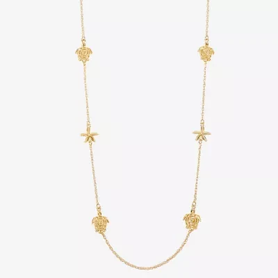 Monet Jewelry Gold Tone Strand Necklace