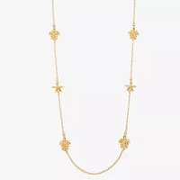 Monet Jewelry Gold Tone Strand Necklace