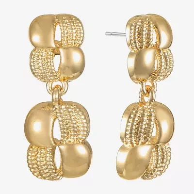 Monet Jewelry Gold Tone Drop Earrings