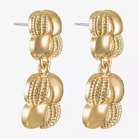 Monet Jewelry Gold Tone Drop Earrings