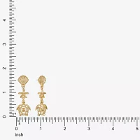 Monet Jewelry Gold Tone Turtle Starfish Drop Earrings