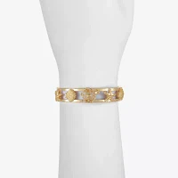 Monet Jewelry Gold Tone Turtle Starfish Shell Gold Tone Bangle Bracelet