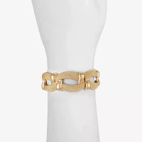 Monet Jewelry Gold Tone Stretch Bracelet