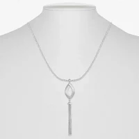 Liz Claiborne Tassel Womens Zinc Pendant Necklaces