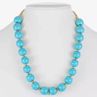 Liz Claiborne Gold Tone Collar Necklace