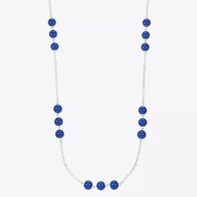 Liz Claiborne Silver Tone Strand Necklace