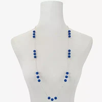 Liz Claiborne Silver Tone Strand Necklace