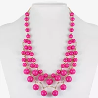 Liz Claiborne Gold Tone Statement Necklace