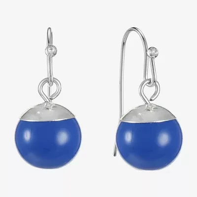 Liz Claiborne Round Drop Earrings