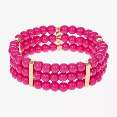 Liz Claiborne Womens Round Stretch Bracelet