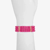Liz Claiborne Womens Round Stretch Bracelet