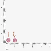 Monet Jewelry Womens Glass Round Drop Earrings