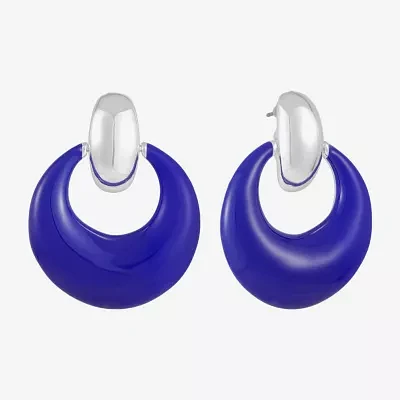 Liz Claiborne Doorknocker Drop Earrings