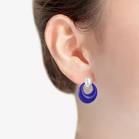 Liz Claiborne Doorknocker Womens Hypoallergenic Drop Earrings