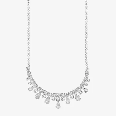 Monet Jewelry Timeless Frontal Womens 17 Inch Collar Necklace