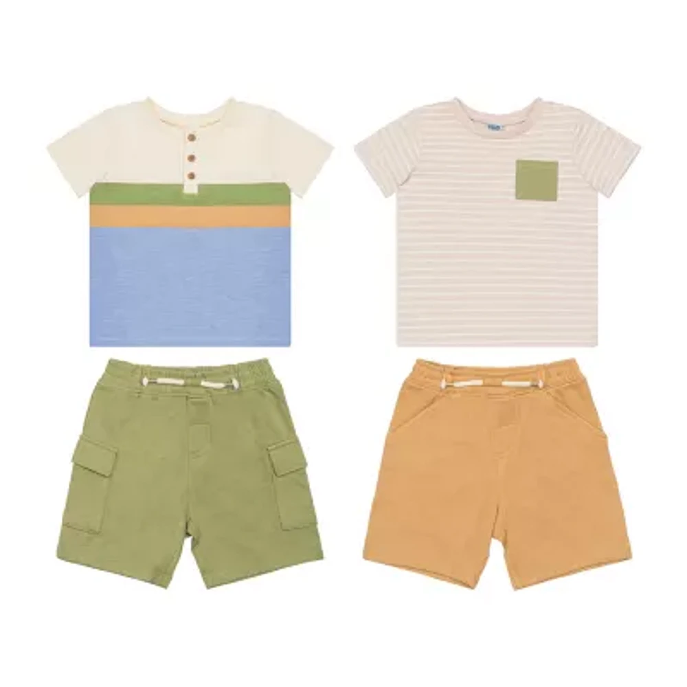 Little Lad Toddler Boys 4-pc. Short Set