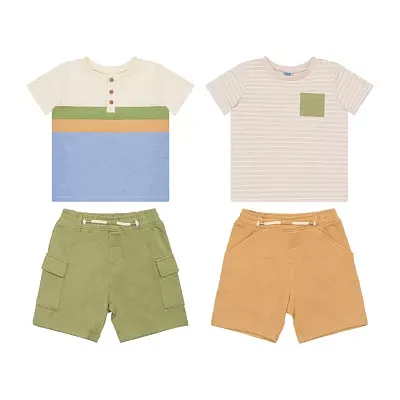 Little Lad Toddler Boys 4-pc. Short Set