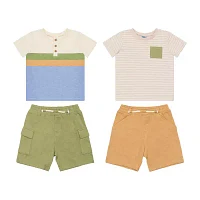 Little Lad Toddler Boys 4-pc. Short Set
