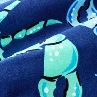 Outdoor Oasis Blue Crab Beach Towels