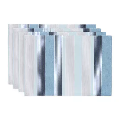 IZOD Breakers Stripe 4-pc. Placemats