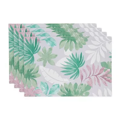 IZOD Cove Palm 4-pc. Placemats