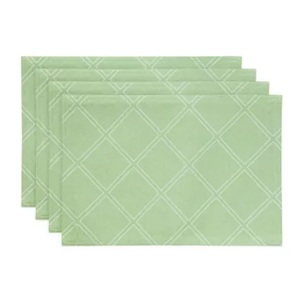 IZOD Harbor Trellis 4-pc. Placemat