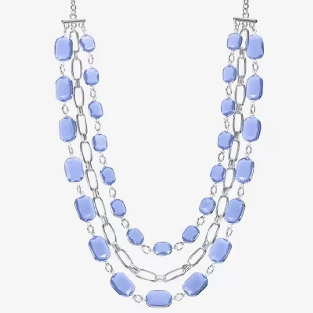 Liz Claiborne Multi Layer Gold Tone Collar Necklace