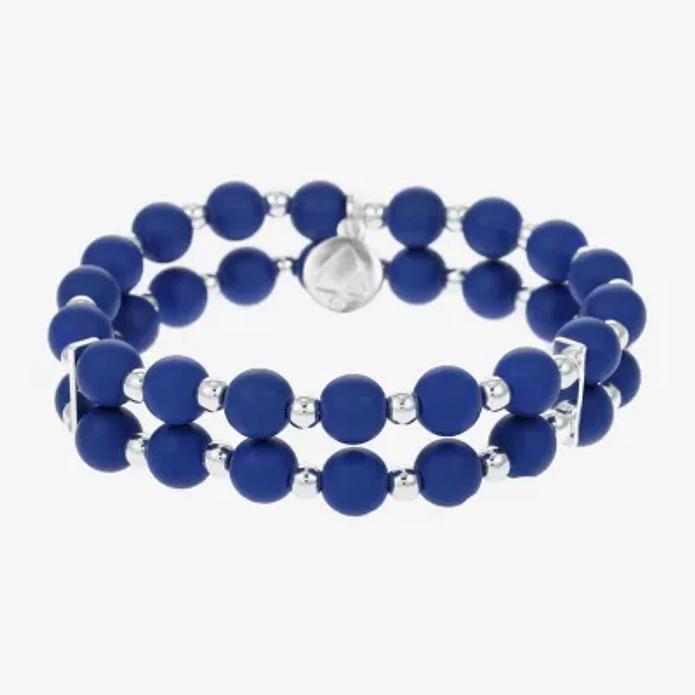 Liz Claiborne Matte Round Stretch Bracelet