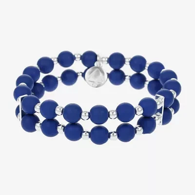 Liz Claiborne Matte Round Stretch Bracelet