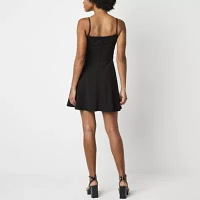 Emerald Sundae Womens Sleeveless Fit + Flare Dress Juniors