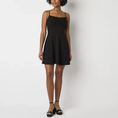 Emerald Sundae Womens Sleeveless Fit + Flare Dress Juniors
