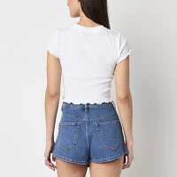Forever 21 Womens Juniors Crew Neck Short Sleeve T-Shirt