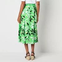 Liz Claiborne Womens Midi Full Skirt