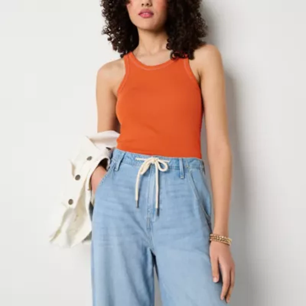 a.n.a Womens U Neck Sleeveless Tank Top