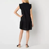 St. John's Bay Womens Short Sleeve Shift Dress