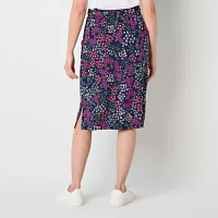 St. John's Bay Womens Midi Pencil Skirt