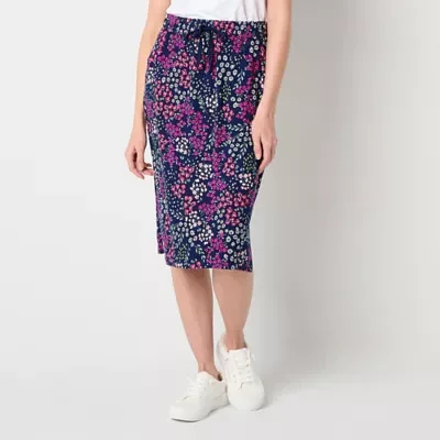 St. John's Bay Womens Midi Pencil Skirt