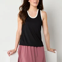 Stylus Womens Scoop Neck Sleeveless Tank Top