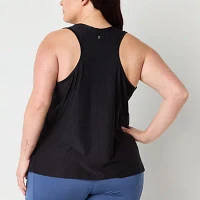 Xersion Womens U Neck Sleeveless Tank Top Plus
