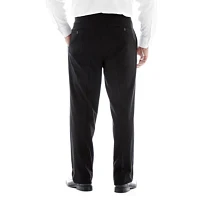 J. Ferrar Flat–Front Tuxedo Pants–Big & Tall