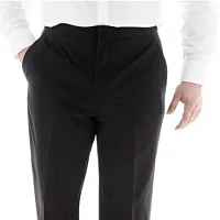 J. Ferrar Flat–Front Tuxedo Pants–Big & Tall