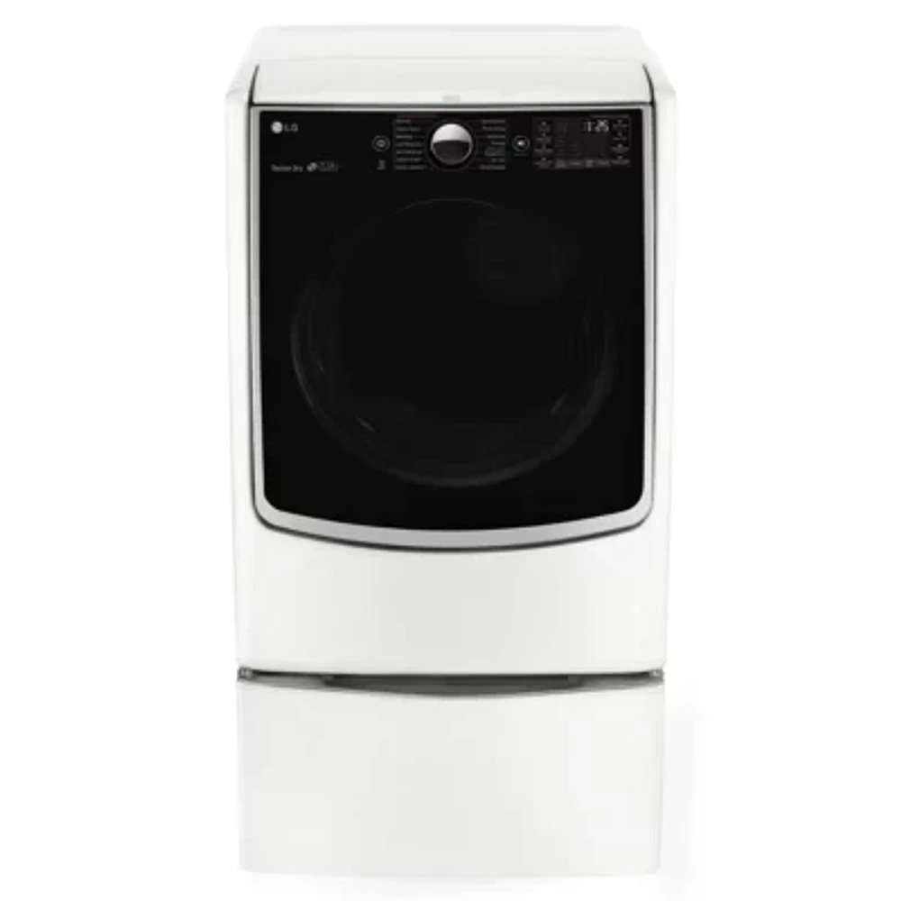 LG ENERGY STAR®  7.4 cu. ft. Ultra Large Smart Wi-Fi Enabled High-Efficiency Gas SteamDryer™ with SteamSanitary™ TurboSteam™