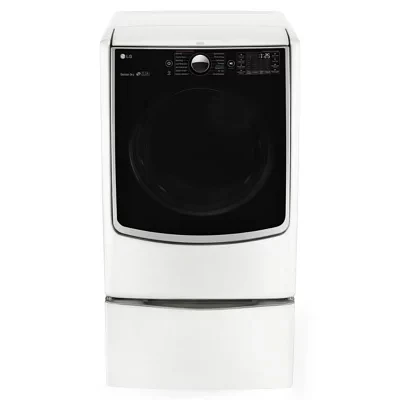 LG ENERGY STAR®  7.4 cu. ft. Ultra Large Smart Wi-Fi Enabled High-Efficiency Gas SteamDryer™ with SteamSanitary™ TurboSteam™