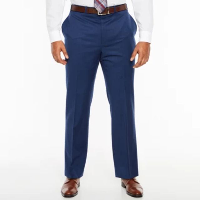 collection by michael strahan mens grid classic fit suit pants