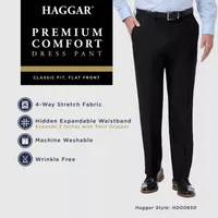 Haggar® Mens Premium Comfort Classic Fit Flat Front Dress Pant