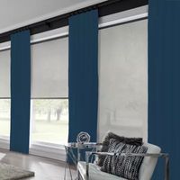 Bali Coastal Pinch Pleat Custom Light-Filtering Single Curtain Panel