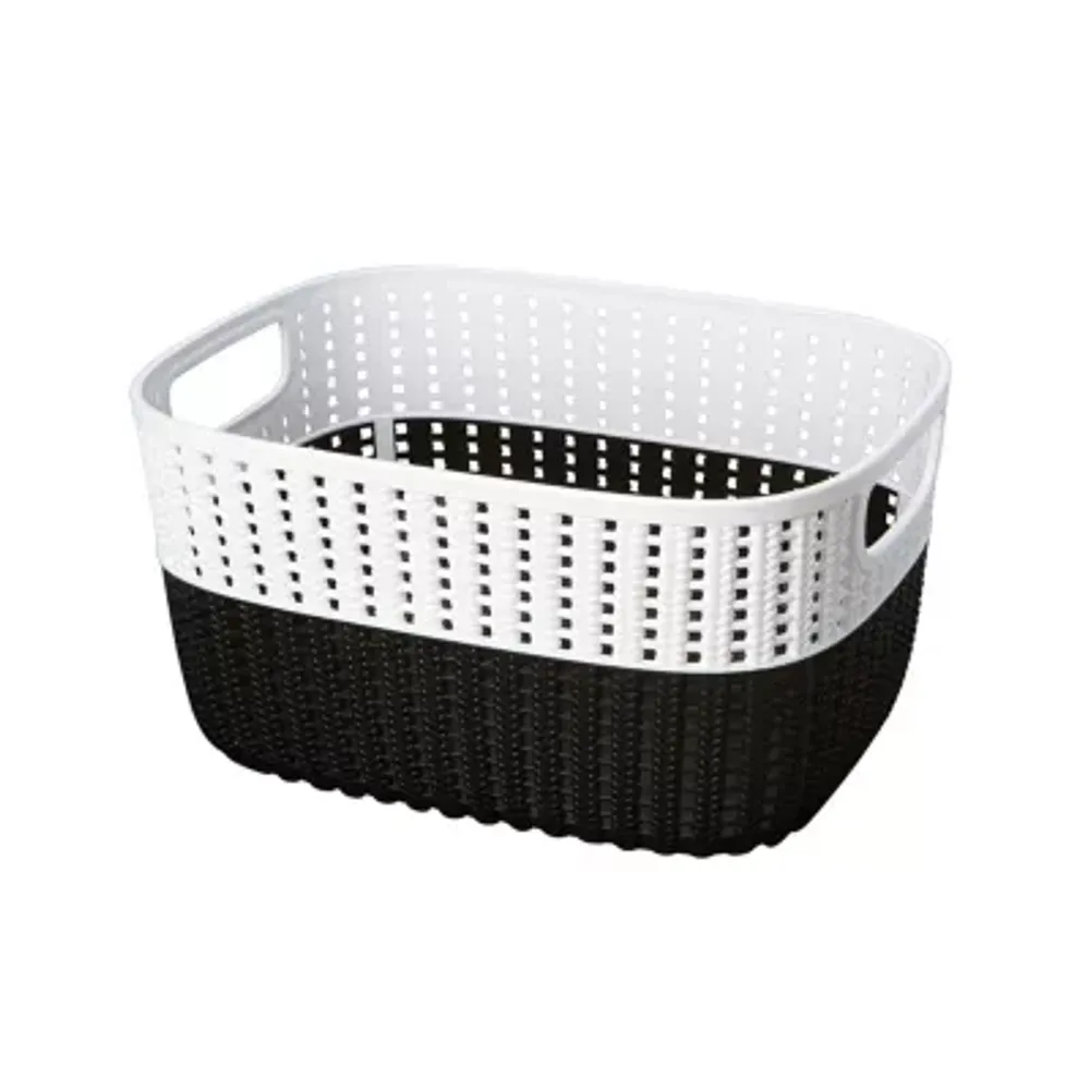 Home Expressions Large Durable Plastic Weave Storage Bin - JCPenney