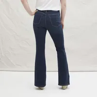 a.n.a Womens High Rise Flare Jean