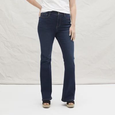 a.n.a Womens High Rise Flare Jean