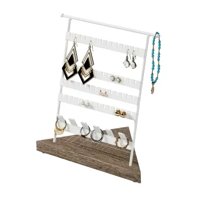 Honey-Can-Do Earrings And Rings Jewelry Organizer